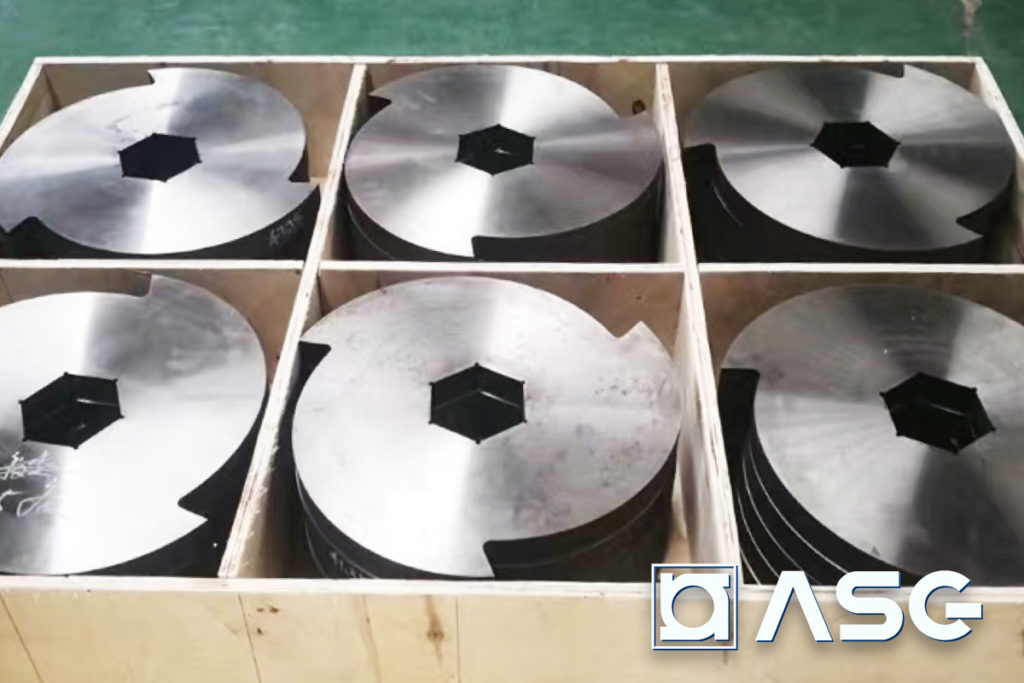 replacement blades for double-shaft shredder machines