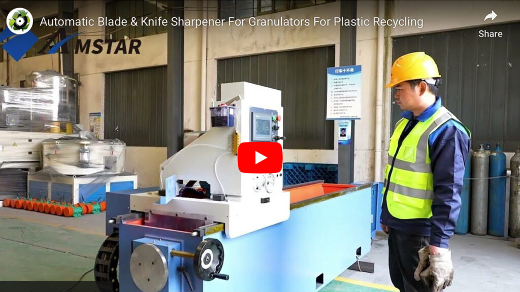 Automatic Blade & Knife Sharpener For Plastic Granulators - Plastic 